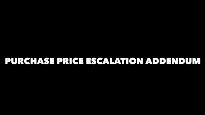 PURCHASE PRICE ESCALATION ADDENDUM